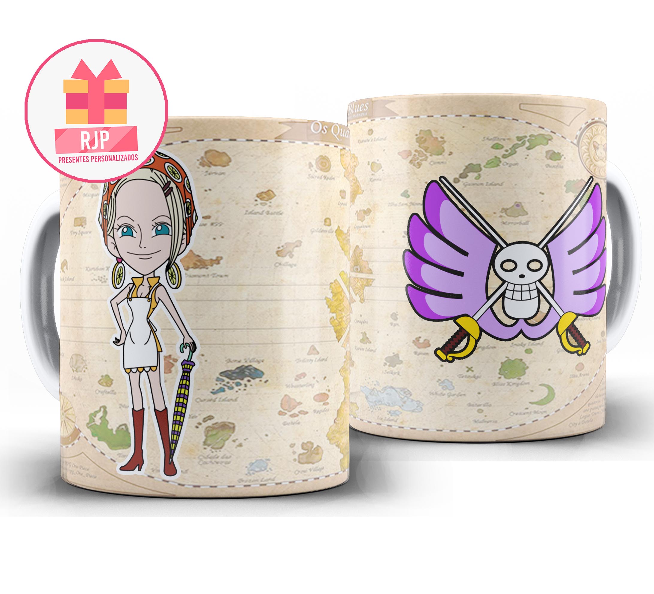 Caneca Anime - One Piece - Baroque Works - Miss Valentine